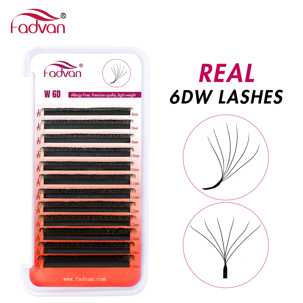 FADVAN Real 6D W lashes 0.07 W - Eyelash Extension For Asian Eyes ulasan dan harga
