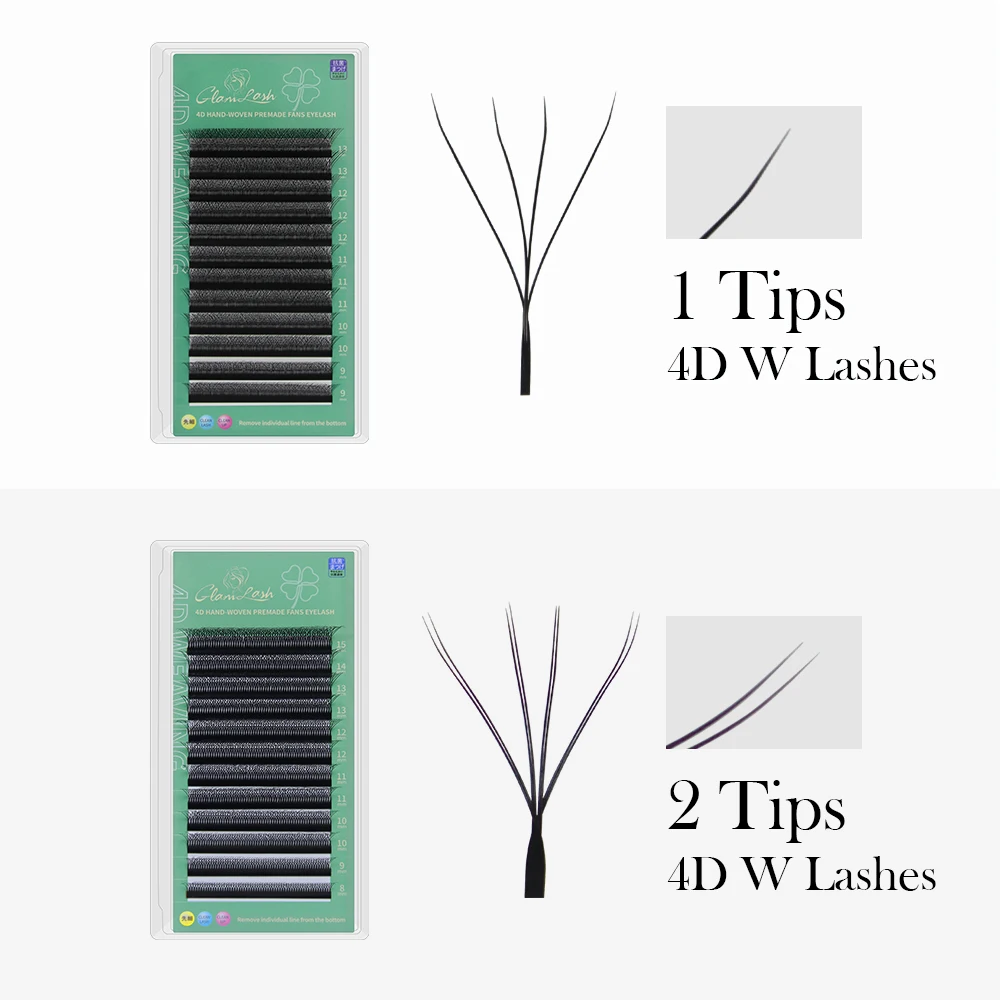 GLAMLASH 4D W Shape Eyelash Ex - Eyelash Extension For Asian Eyes ulasan dan harga