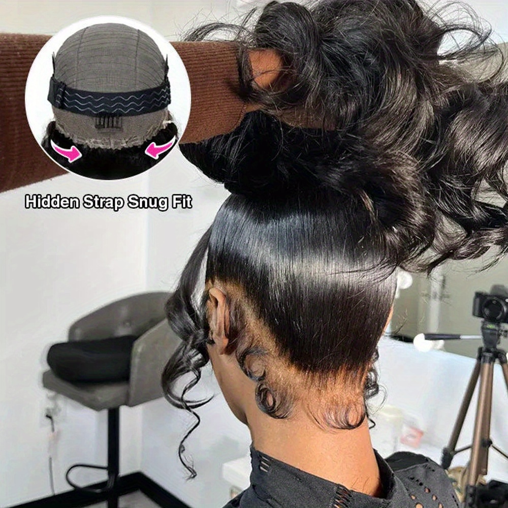 HD 360 Full Lace Wig with Invi - Eyelash Extension Natural Look ulasan dan harga