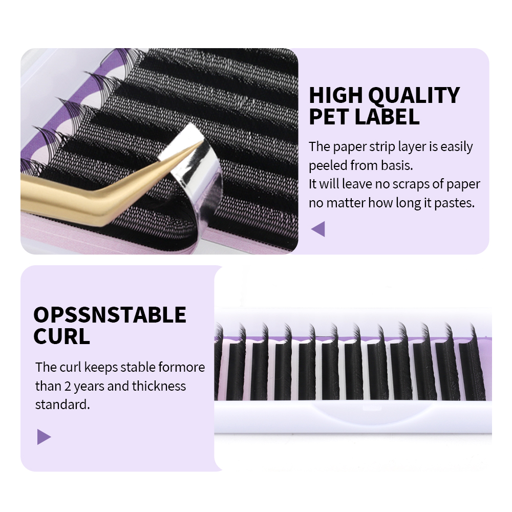 Wendy Lashes W Shape Bloom 3D/ - Eyelash Extension Human Hair ulasan dan harga