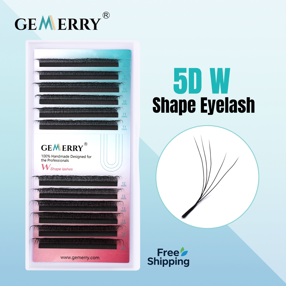 GEMERRY 5D W Shape Eyelash Ext - Eyelash Extension For Asian Eyes ulasan dan harga